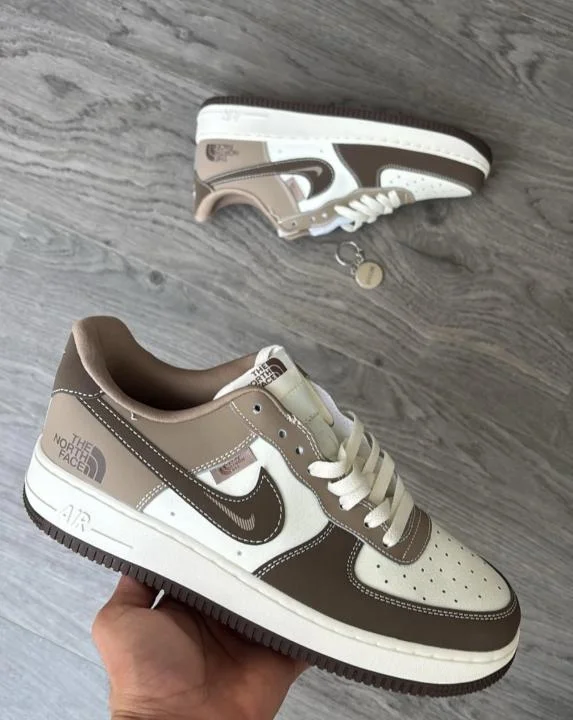 Nik e Airforce 1 X North Face Brown TOP BATCH UA - Image 2