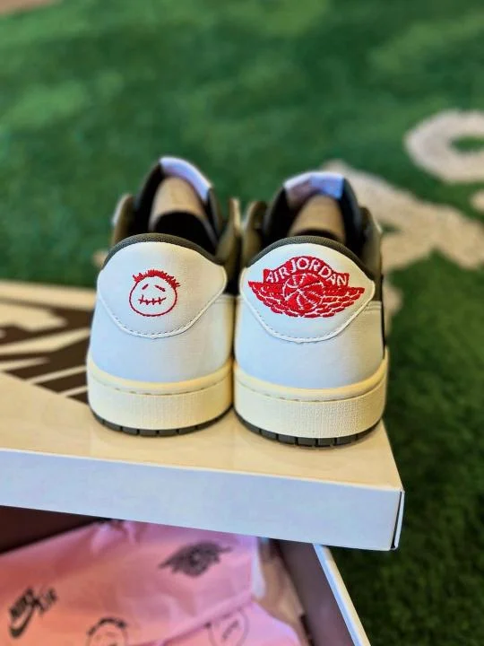 Nikkee Air Jordann 1x Travis Scott Low Medium Olive TOP BATCH UA - Image 3