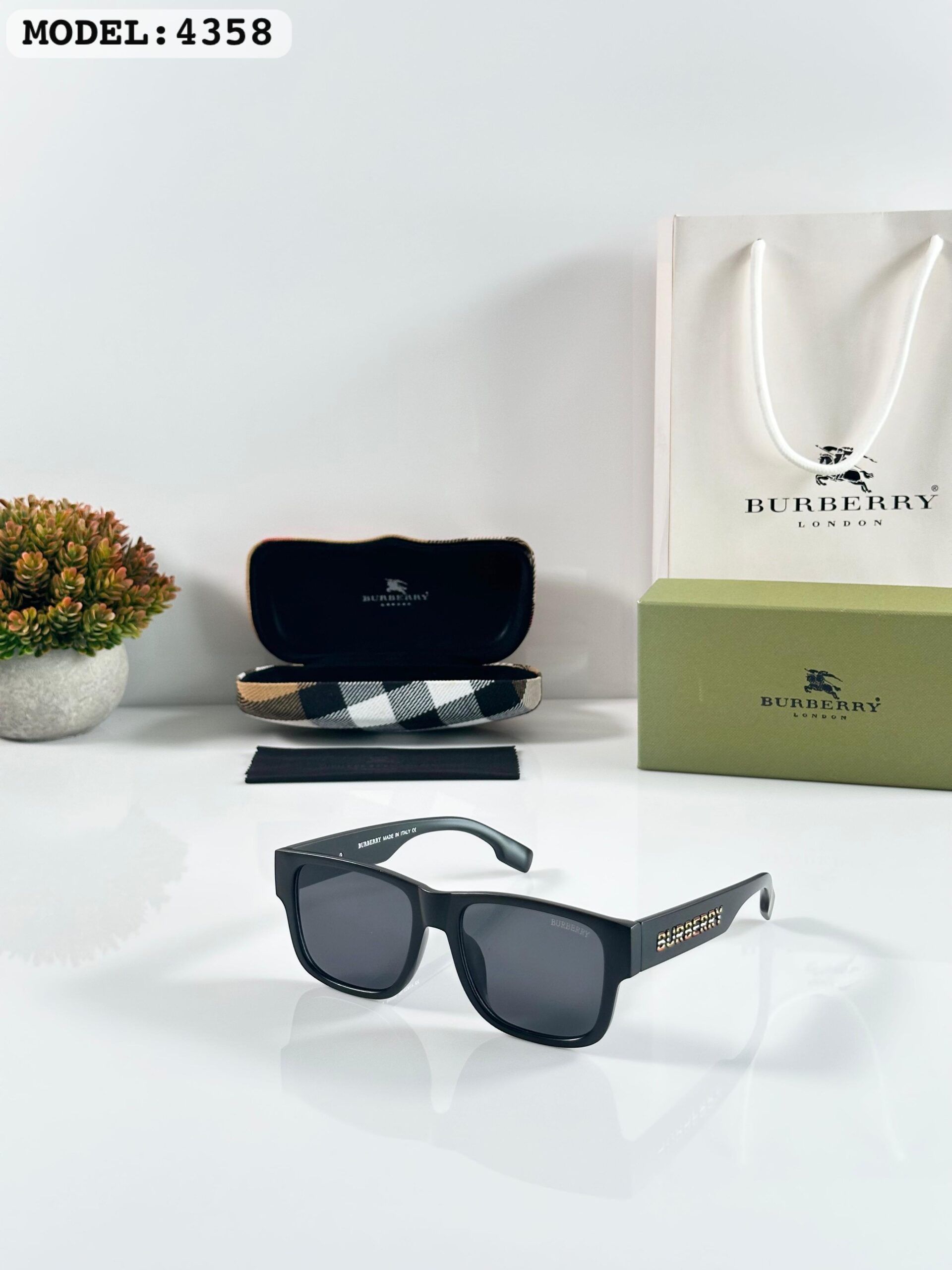 Burberry BE4358 square sunglasses