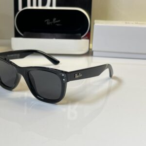Rayban 501 Glossy Black Wayferar Reverse With Og packing