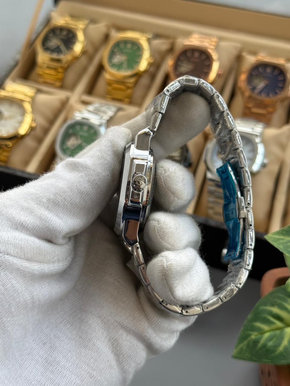 NAUTIKO OLIVE GREEN OPEN MOVEMENT - Image 3