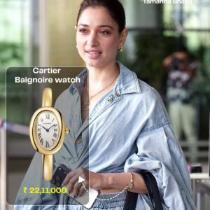 Cartier Baignoire gold watch for her